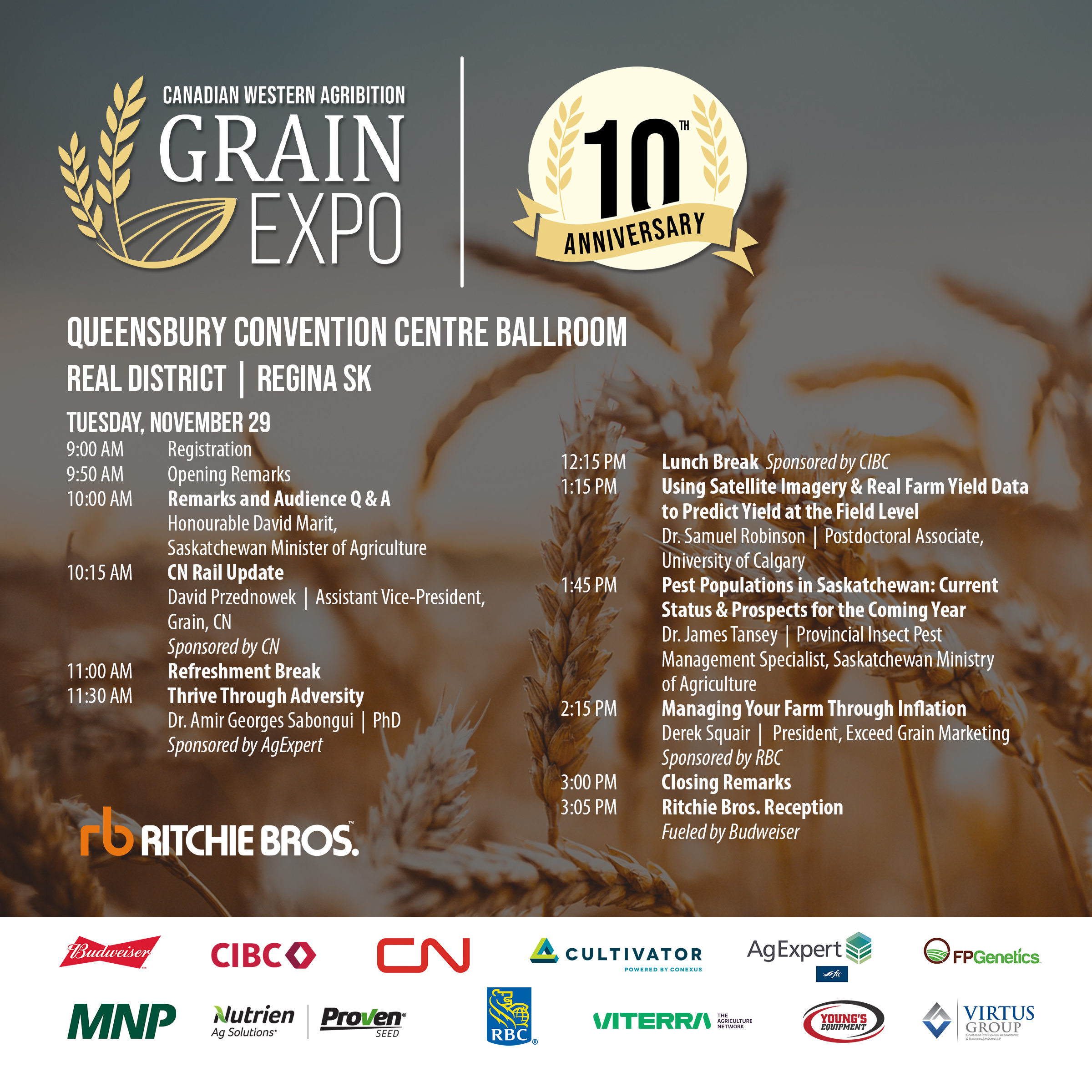 Grain Expo Itinerary