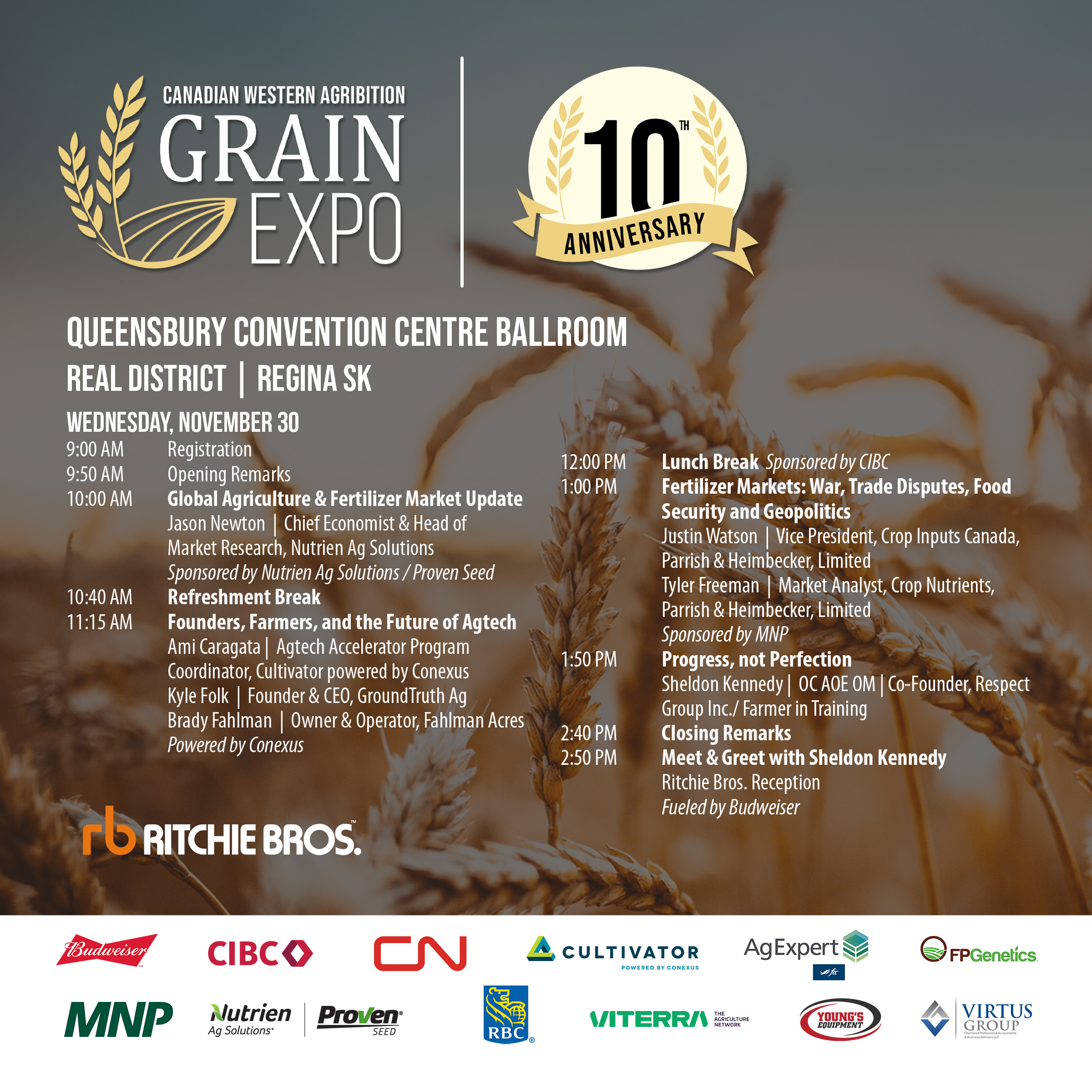 Grain Expo Itinerary