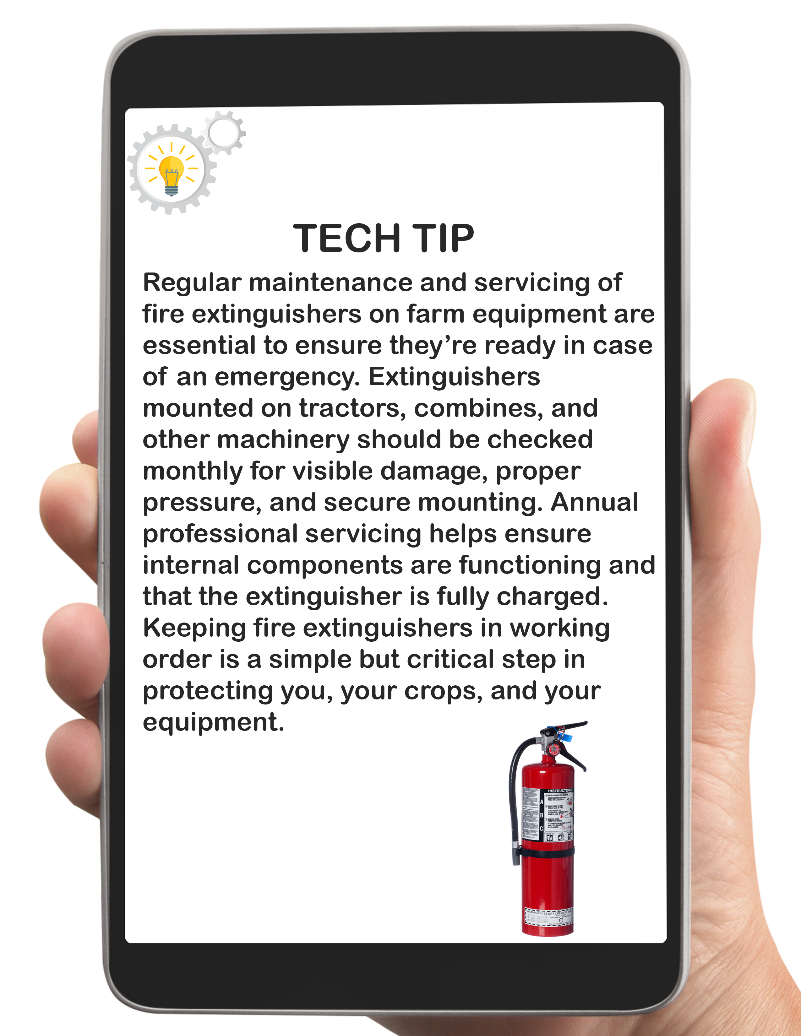 Tech Tip: Fire Extinguishers