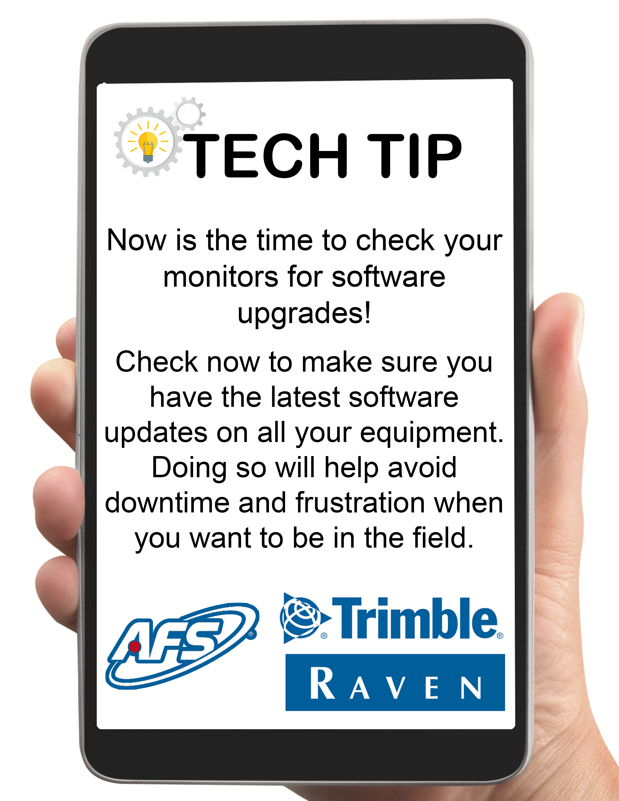 Tech Tip - Check your software for upgrades